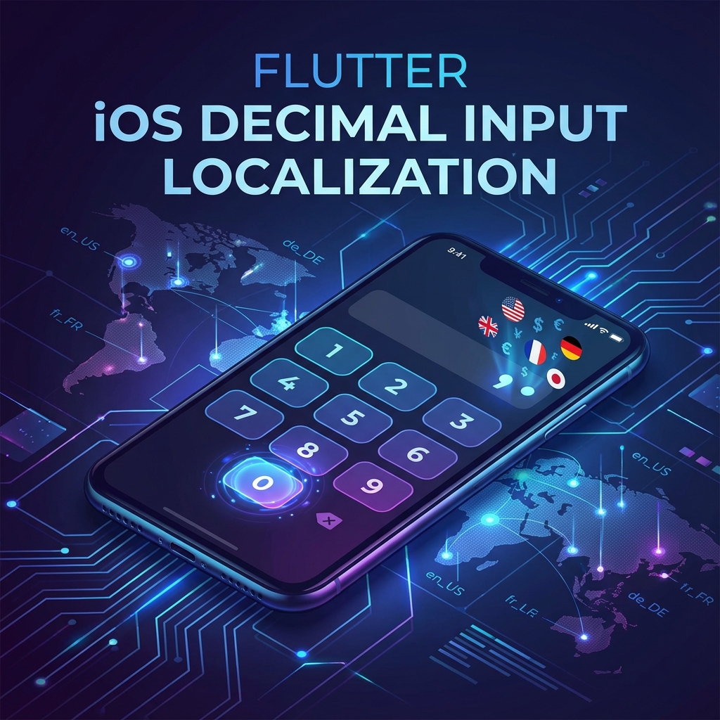 Flutter 小數點輸入問題：iOS 鍵盤因地區設定顯示逗號的解決方案
